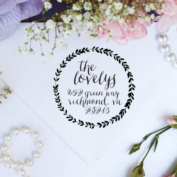 Return Address Stamp "Lovelys"