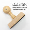 Return Address Stamp, Custom Stamp, Personalized Address Stamp "Charlie & Kelli"