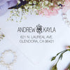 Return Address Stamp "Andrew & Kayla"