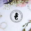 Return Address Stamp "Seahorse"