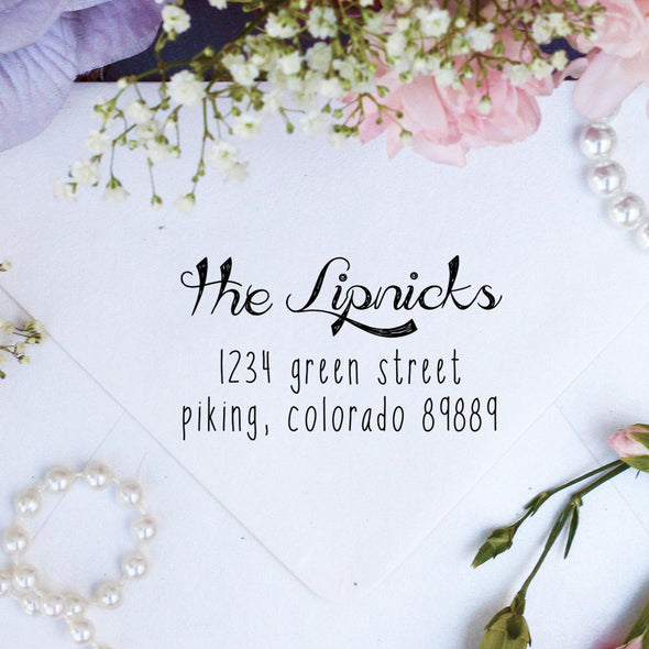 Return Address Stamp "Lipnicks"