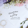 Return Address Stamp "Thomas & Kelly"