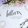 Return Address Stamp "Hillars"