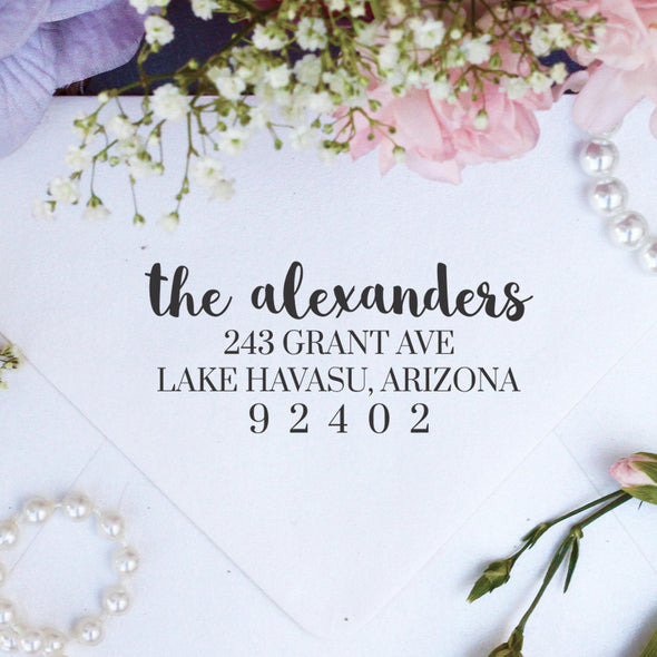 Return Address Stamp "Alexanders"