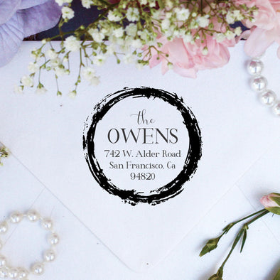 Return Address Stamp "Owens"