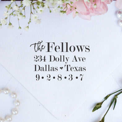 Return Address Stamp "The Fellows"