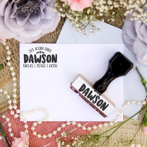 Return Address Stamp "Dawson"