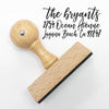 Calligraphy Custom Return Address Stamp, Personalized Return Address Stamp, Cursive Handwriting Return Address Stamp "The Bryants"