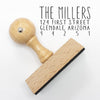 Modern Custom Address Stamp, Personalized Address Stamp, Return Address Stamp "The Millers"