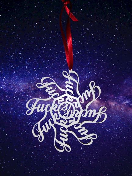 Fuckflake Ornament, 2020 Fuck Flacke Ornament, Funny 2020 Ornament