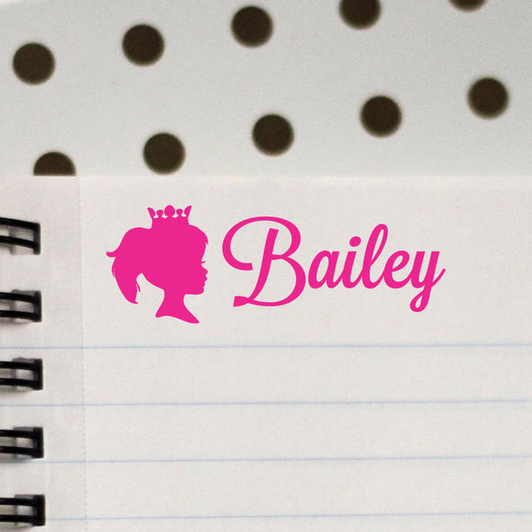 Personalized Kids Name Stamp Princess