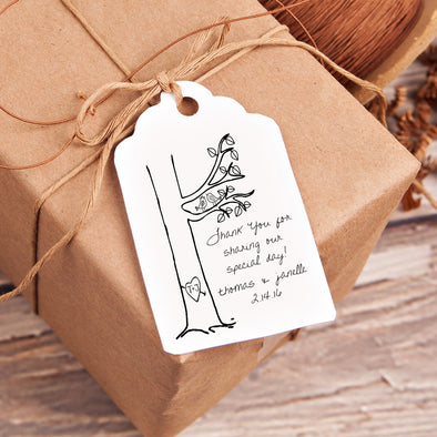 Thanks for Sharing "Thomas & Janelle" Wedding Favor Stamp