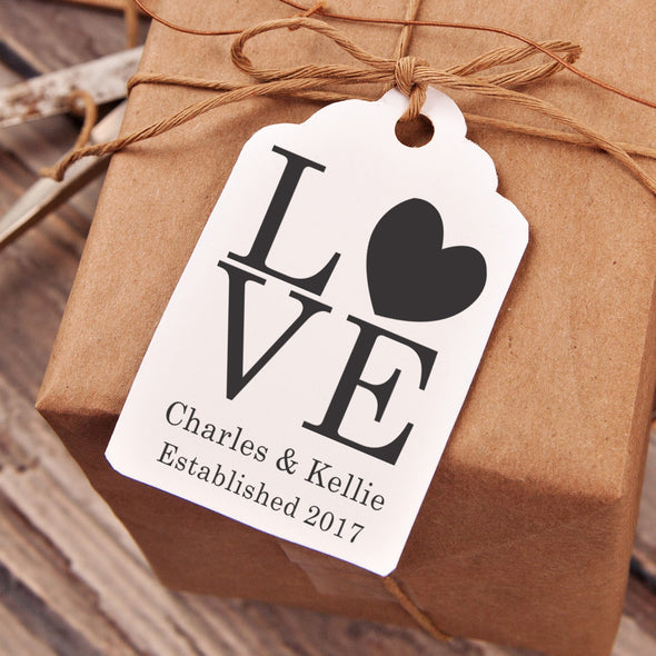 LOVE "Charles & Kellie" Wedding Favor Stamp