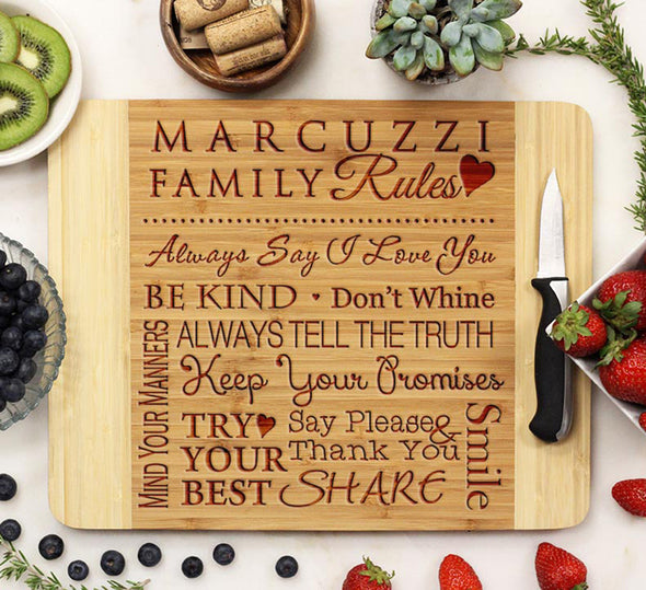 Bamboo Engraved Cutting Board