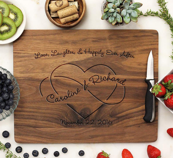 Cutting Board "Caroline & Richard"