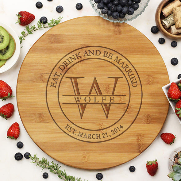 Round Cutting Board "Wolfe"