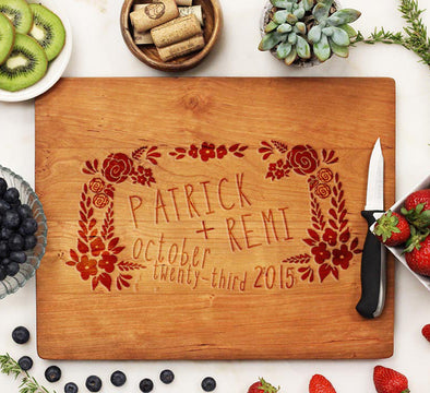 Cutting Board "Patrick & Remi"