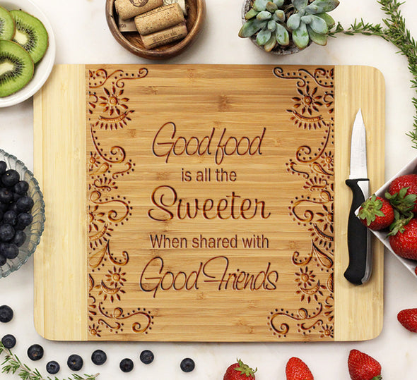 Cutting Board "Good Food"