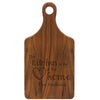 Paddle Cutting Board "The Kitchen is the Heart of the Home - The Staffords"