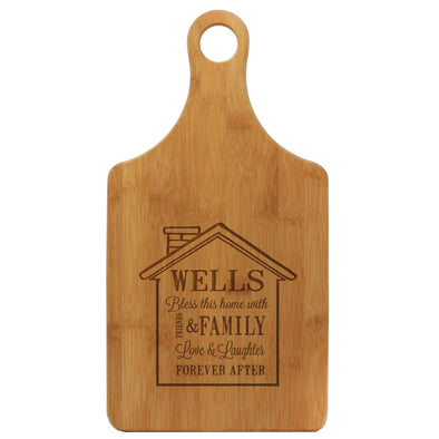 Paddle Cutting Board "Wells House Design"