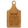 Paddle Cutting Board, "Walker Family - Mason Jar"