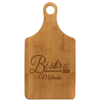 Paddle Cutting Board "Bon Appetit - David Family"