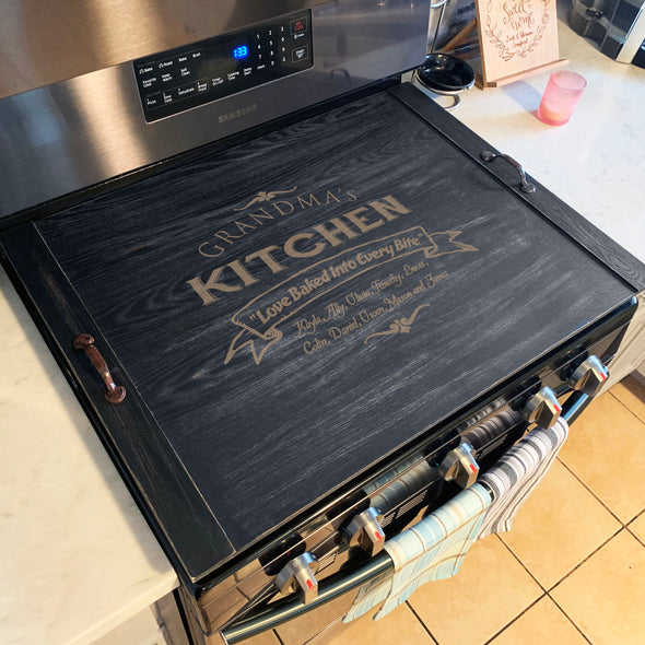 Personalized Ottoman Tray, Cusotm Noodle board, Stove Top Cover, Wooden Serving Tray, Breakfast Tray, Rustic Tray, Farmhouse decor. 