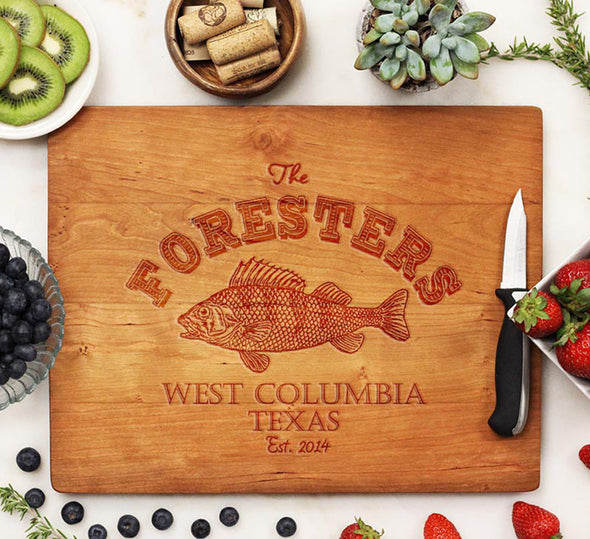 Cutting Board "Foresters - Fish"