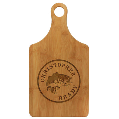 Paddle Cutting Board "Christopher Brady" Trout