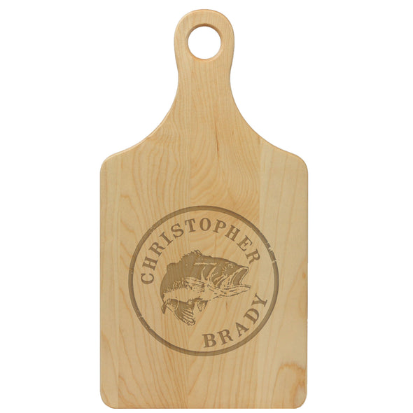 Paddle Cutting Board "Christopher Brady" Trout