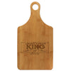 Paddle Cutting Board "King - Fancy Border"