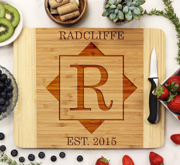 Cutting Board "Radcliffe Square Design"