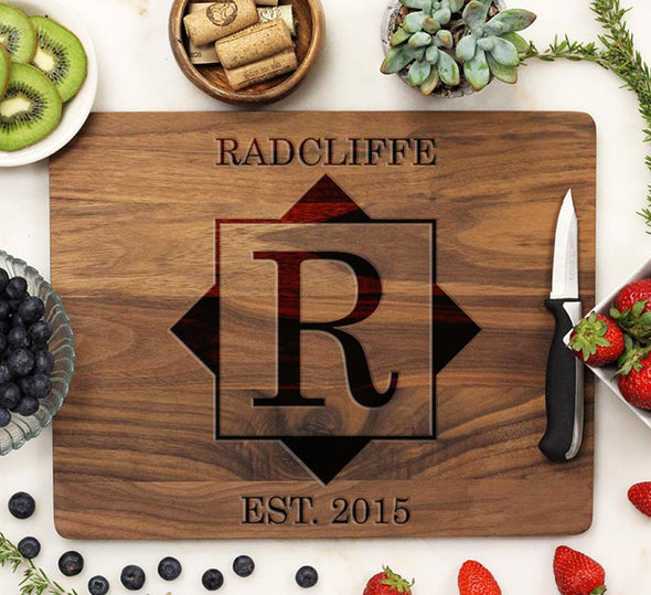 Cutting Board "Radcliffe Square Design"