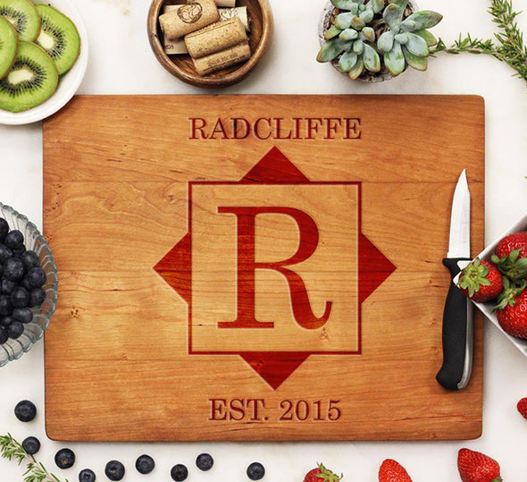 Cutting Board "Radcliffe Square Design"