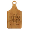 Paddle Cutting Board "ZCS Monogram"