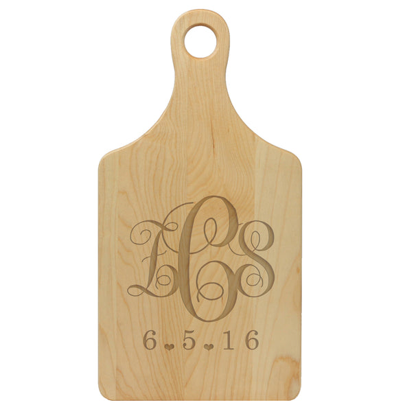 Paddle Cutting Board "ZCS Monogram"