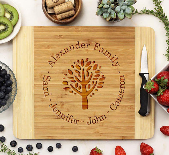 Cutting Board "Alexander Family Tree"