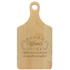 Paddle Cutting Board "Grandma Winnie's Kitchen"