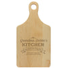 Paddle Cutting Board "Grandma Debbie's Kitchen"