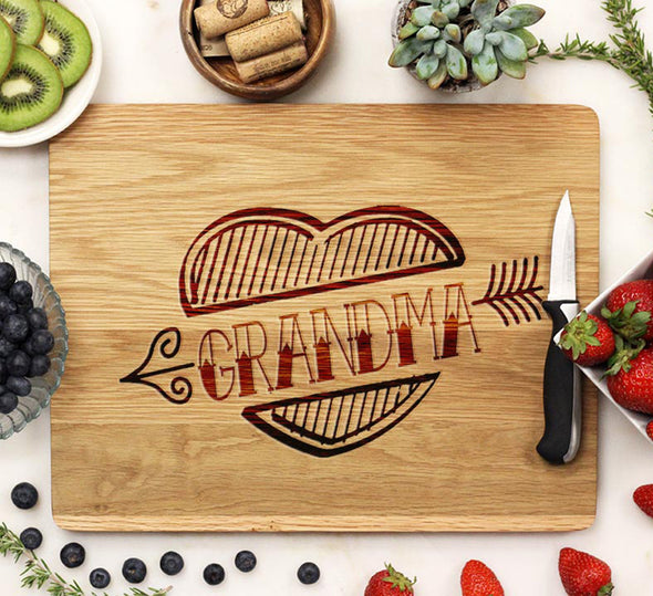 Cutting Board "Grandma Heart"