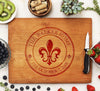 Cutting Board "Walker Home - Fleur-de-lis"