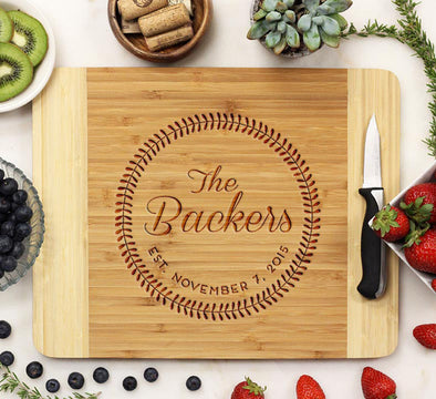 Cutting Board "Backers Leaf Circle"