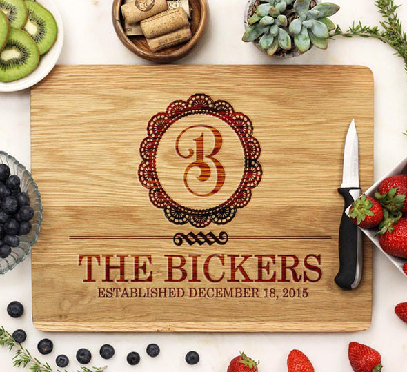 Cutting Board "Bickers Curly B"