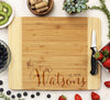 Cutting Board "Last Name Engraved Bottom"