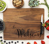 Cutting Board "Last Name Engraved Bottom"