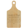 Paddle Cutting Board "Jennifer & Roger Glassman"