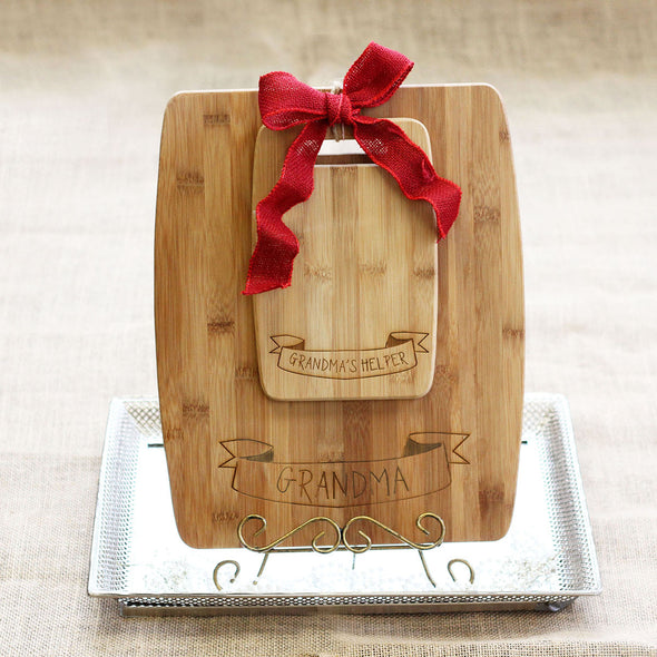 Cutting Board Set - "Grandma's Helper"