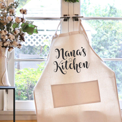 Nana's Kitchen Apron, Custom Apron, Personalized Apron for Grandma "Nana's Kitchen"