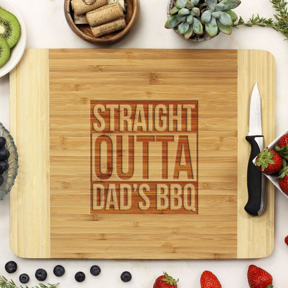 Cutting Board "Straight Outta Dad's BBQ"