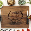 Cutting Board "Grateful, Thankful, Blessed"